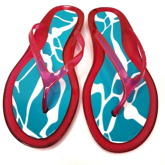 KATE SPADE FILO UNDERWATER PINK THONG SANDAL - Picture 2 of 5